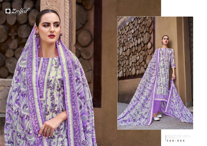 Zohra Vol 3 By Zulfat Cotton Printed Designer Dress Material Wholesale Shop In Surat
